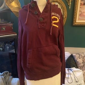 Maroon Sweatshirt with hood